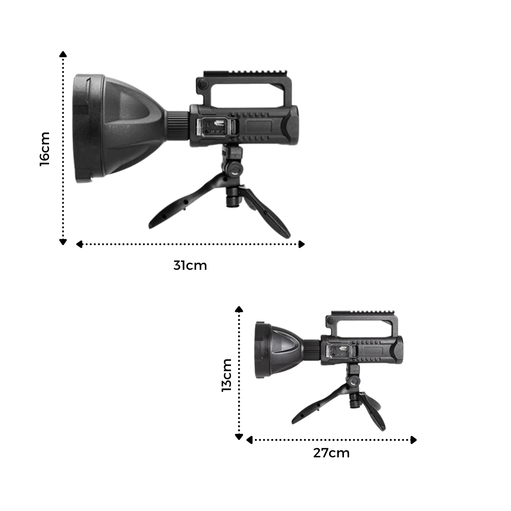 Torcia led e treppiede - Ozerty