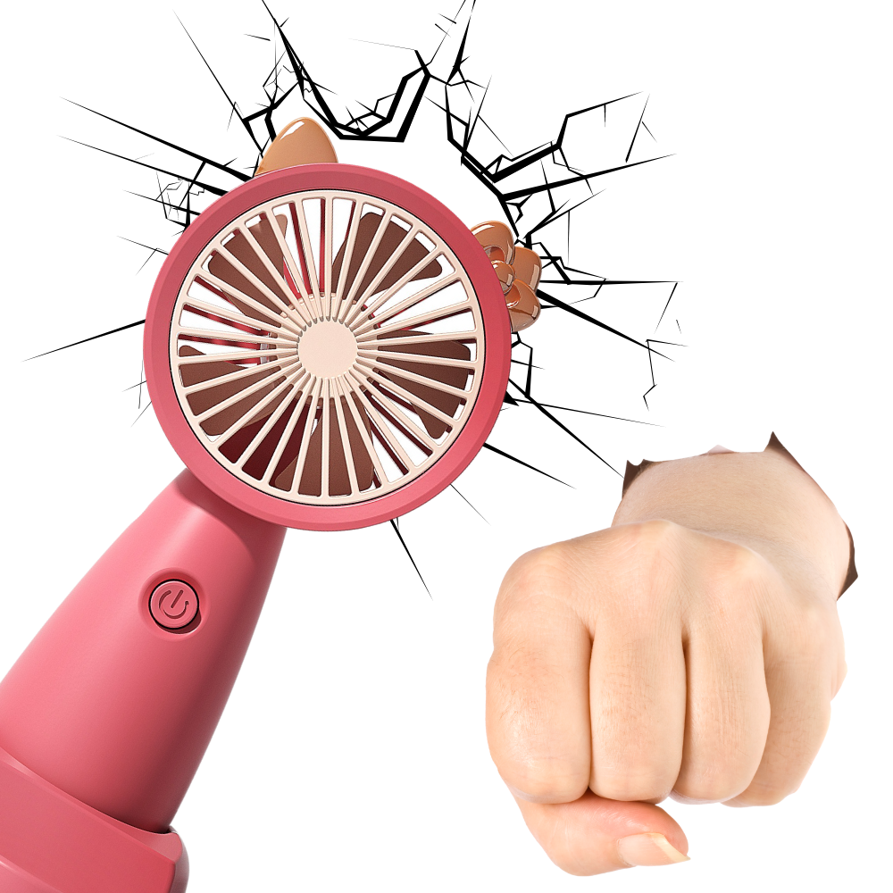 Mini ventilatore USB con supporto per telefono