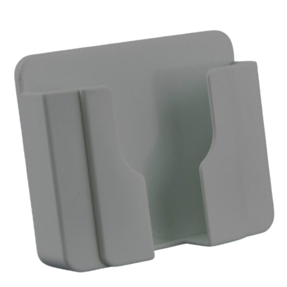 Adhesive wall telephone holder