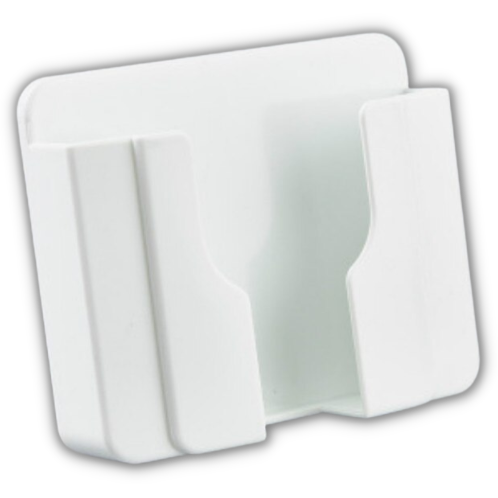 Adhesive wall telephone holder