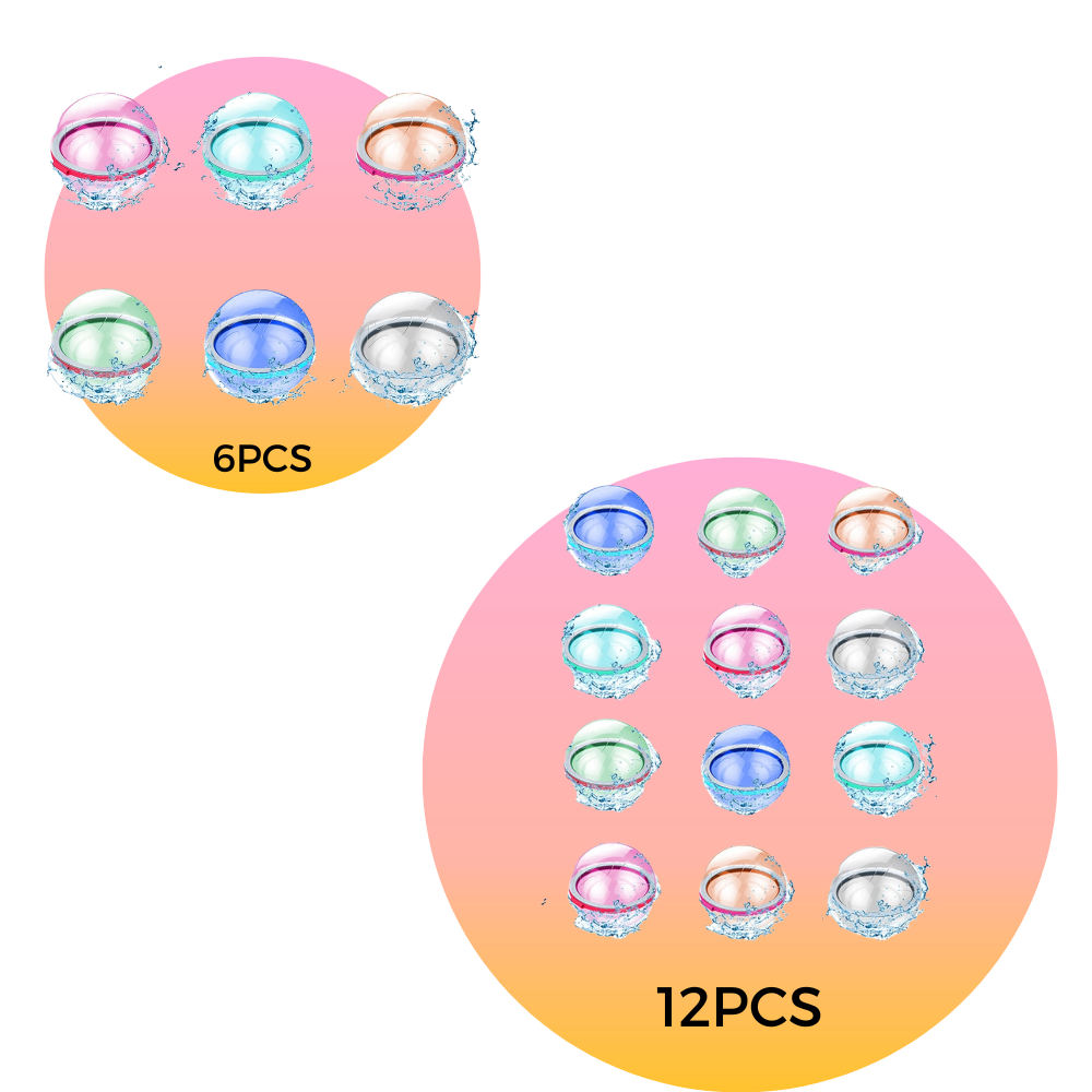 Confezione di palloncini ad acqua riutilizzabili - Ozerty