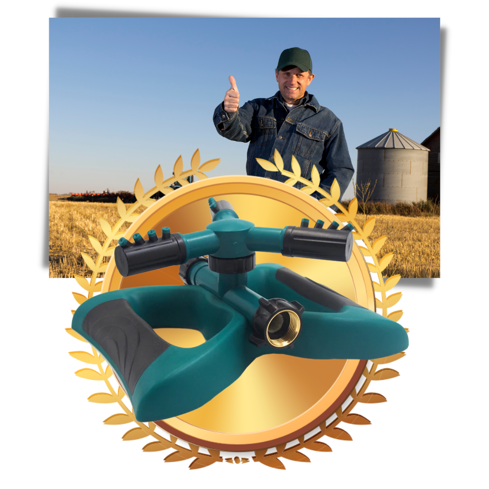 Testina di irrigazione regolabile a 360°