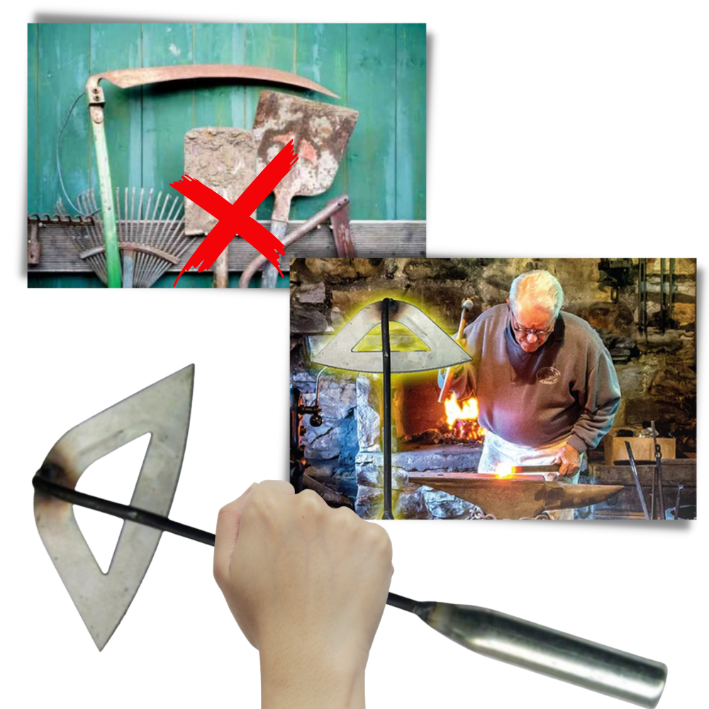 Zappetta manuale in acciaio - Ozerty