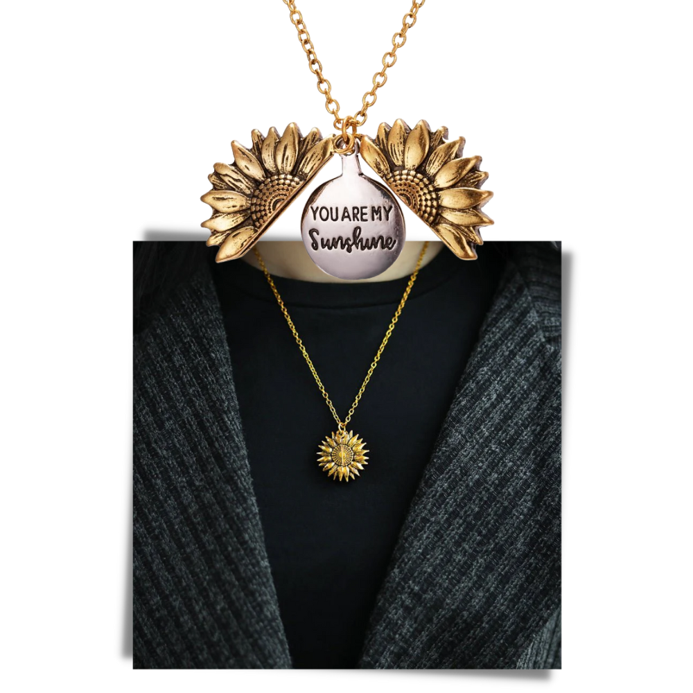 Ciondolo a forma di girasole