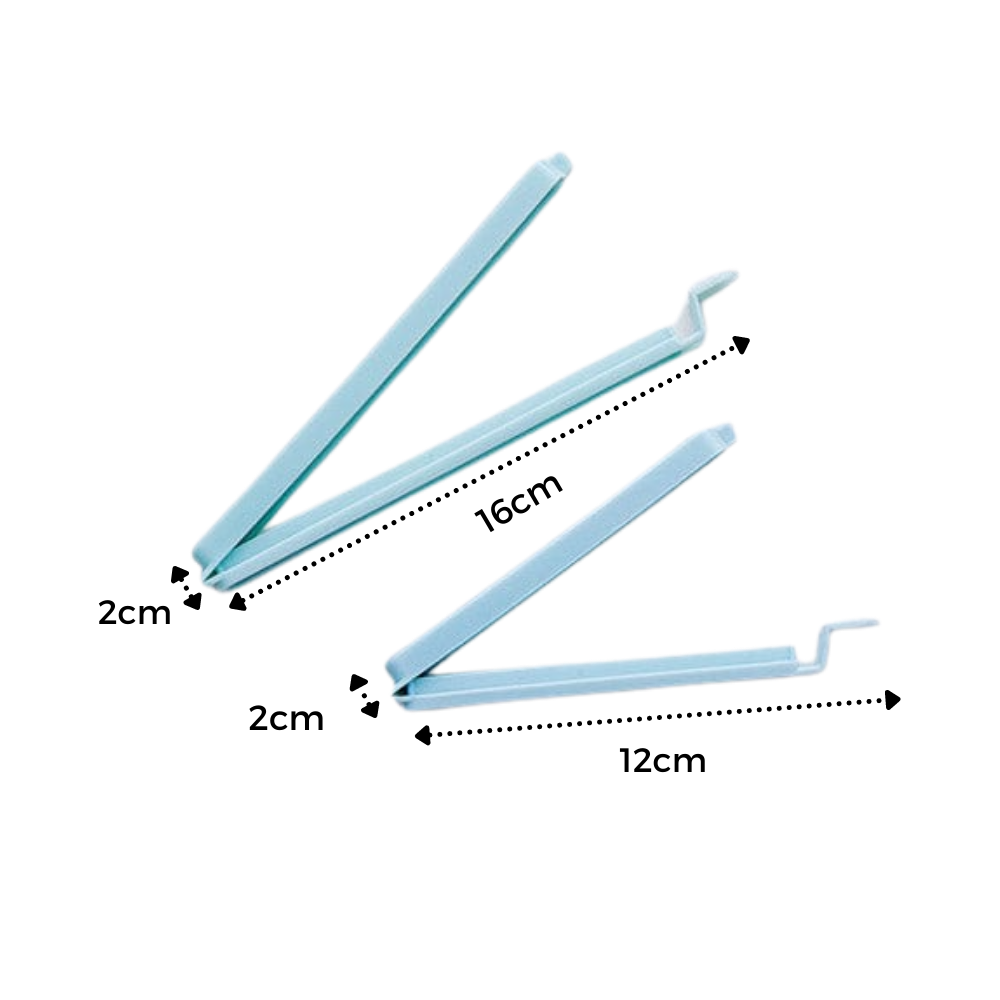 Confezione da 15 clip di chiusura per confezioni alimentari - Ozerty