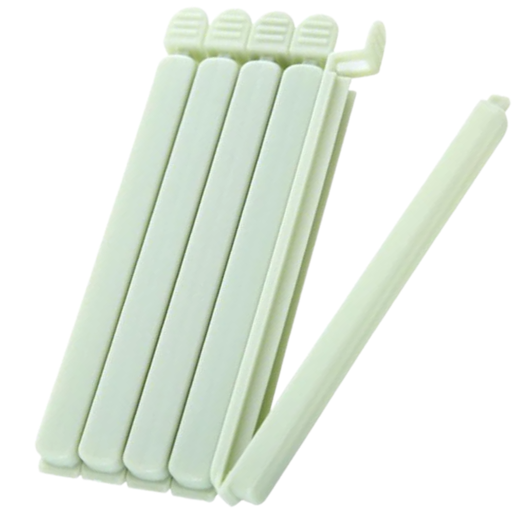 Pack of 15 closure clips for food packaging