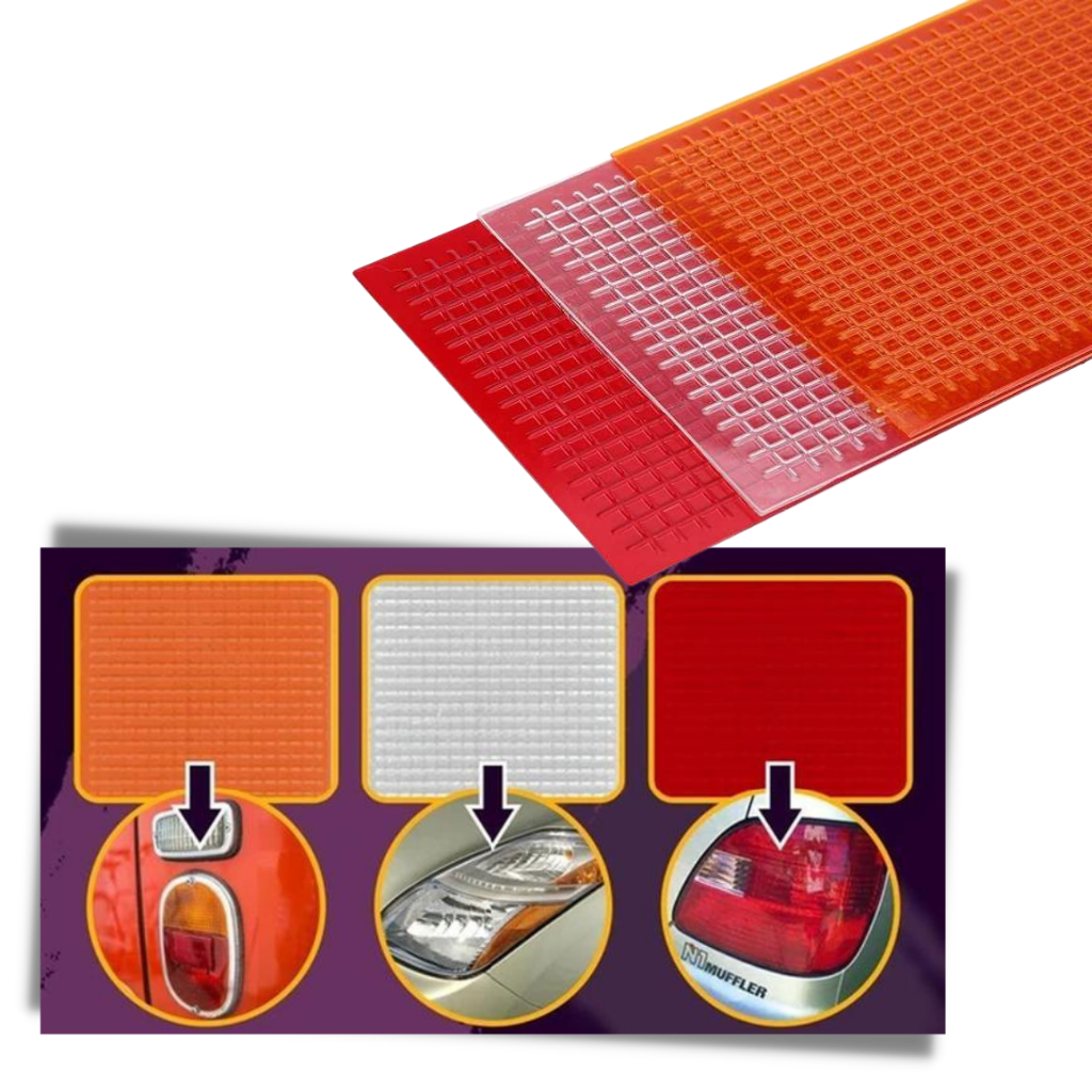 3 pezzi di pellicola per la riparazione delle luci posteriori - Ozerty