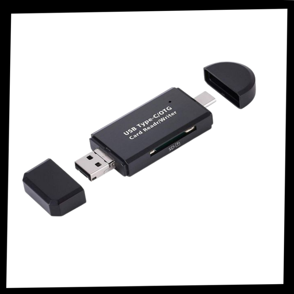 3-in-1 SD memory card reader