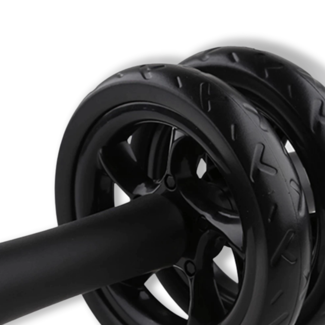 Rullo per addominali con impugnature imbottite