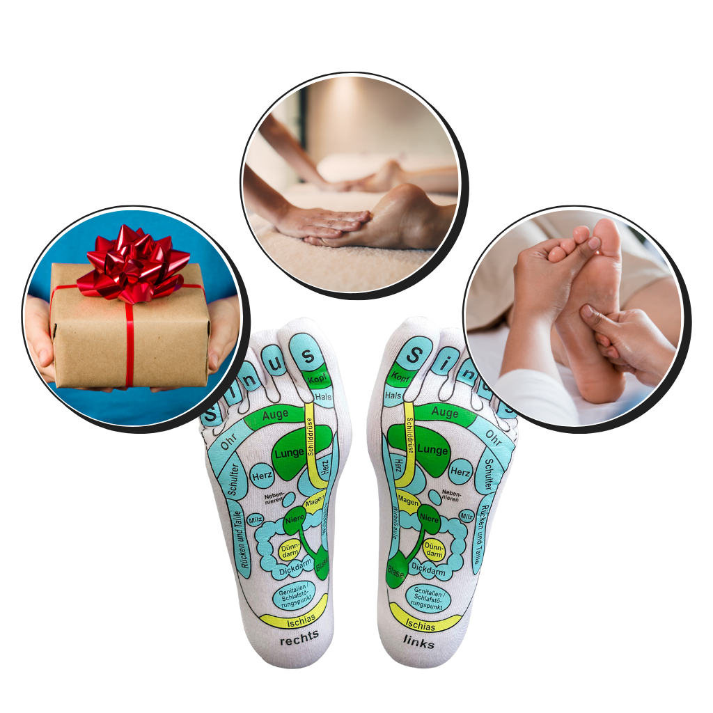 Calze di riflessologia agopressione - Ozerty