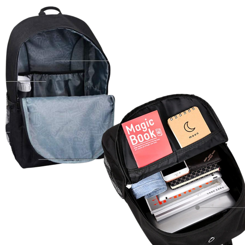 Zaino luminoso per laptop in stile anime - Ozerty