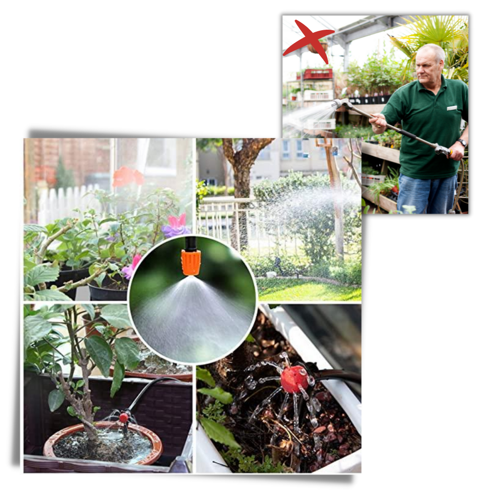 Kit per l'irrigazione del giardino - Ozerty