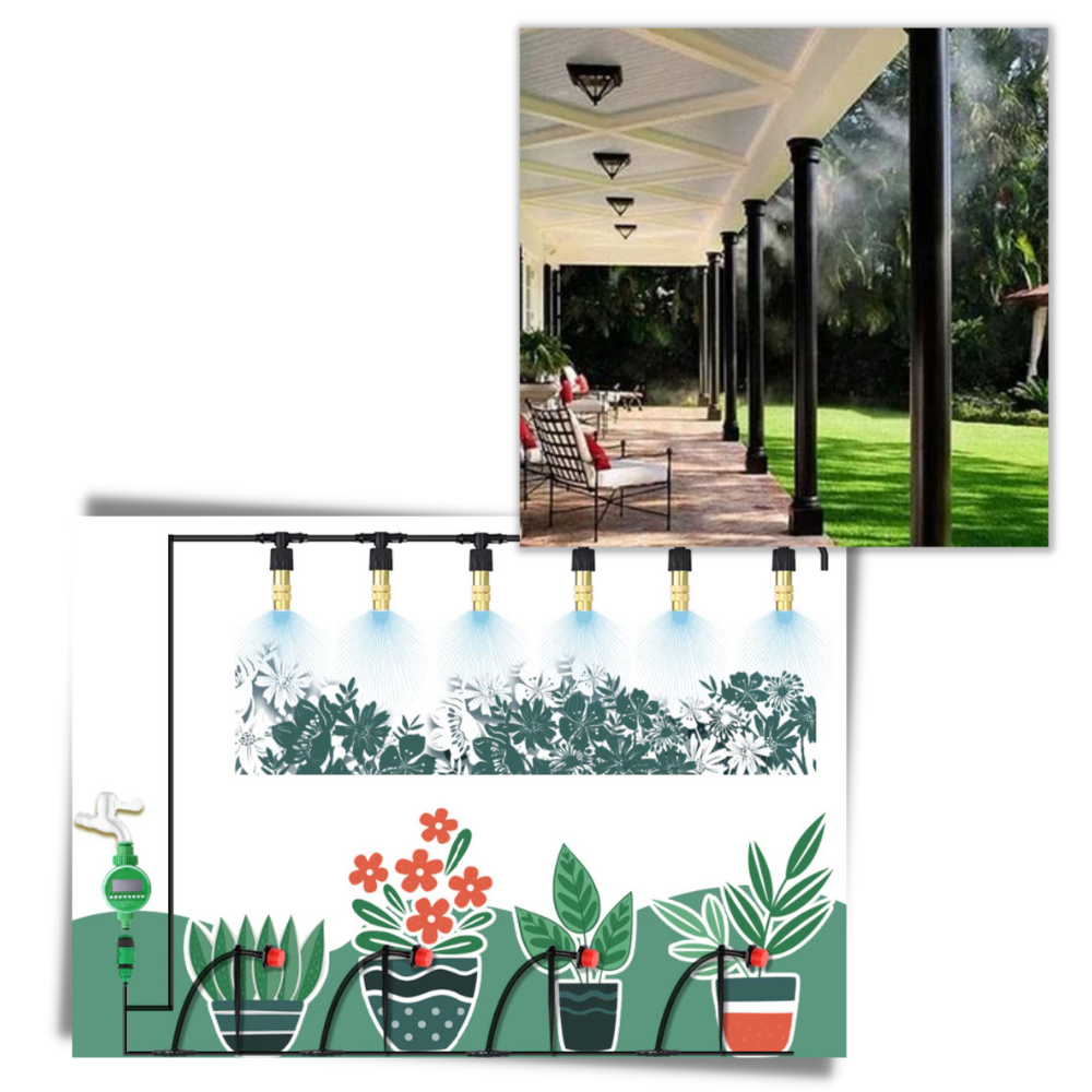 Kit per l'irrigazione del giardino