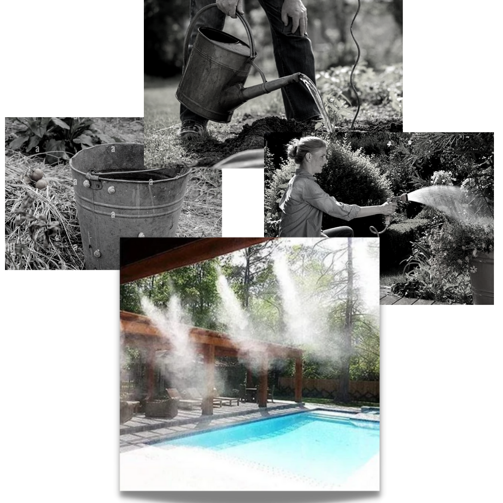 Kit per l'irrigazione del giardino - Ozerty