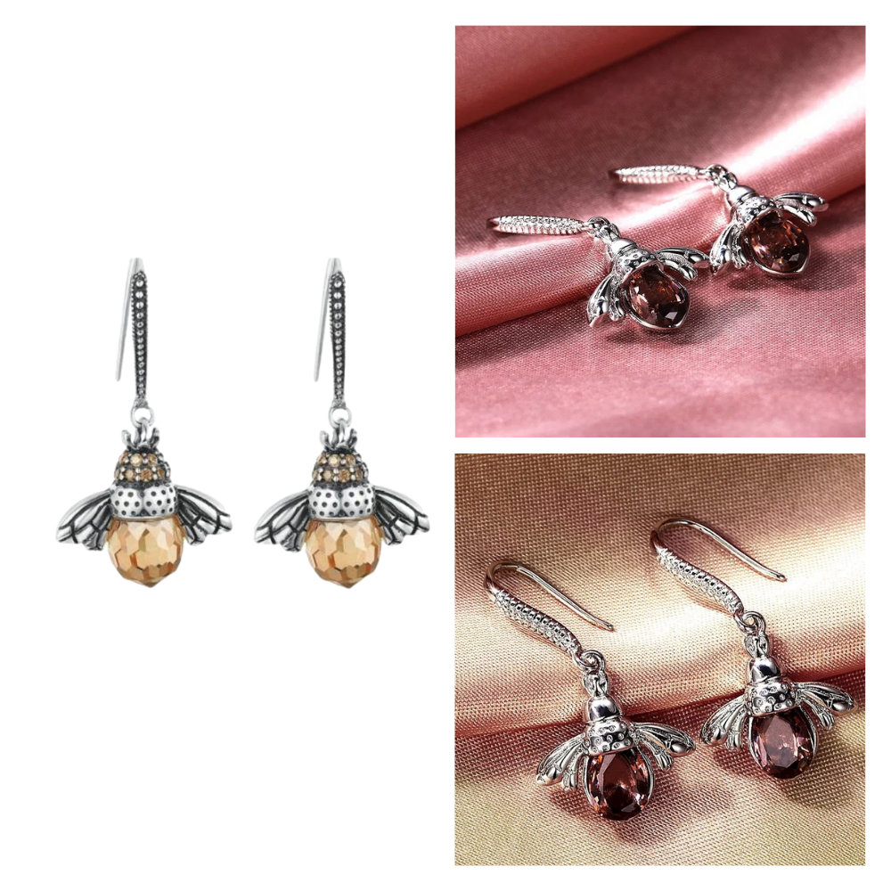 Orecchini a forma di ape - Ozerty