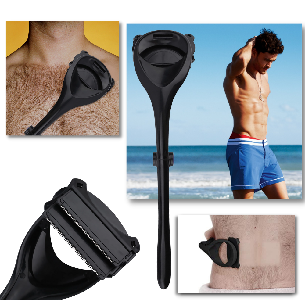Razor for back and body