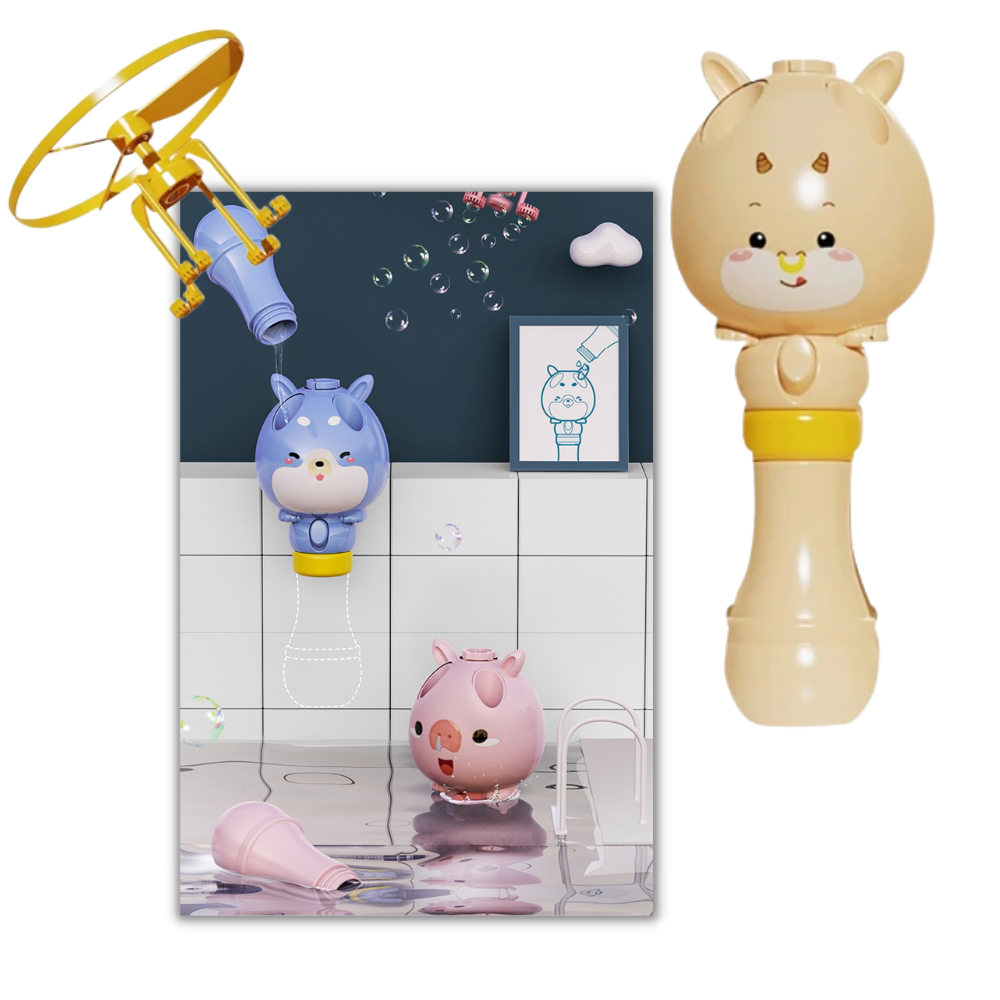 Macchina delle bolle 2 in 1 giocattolo - Ozerty