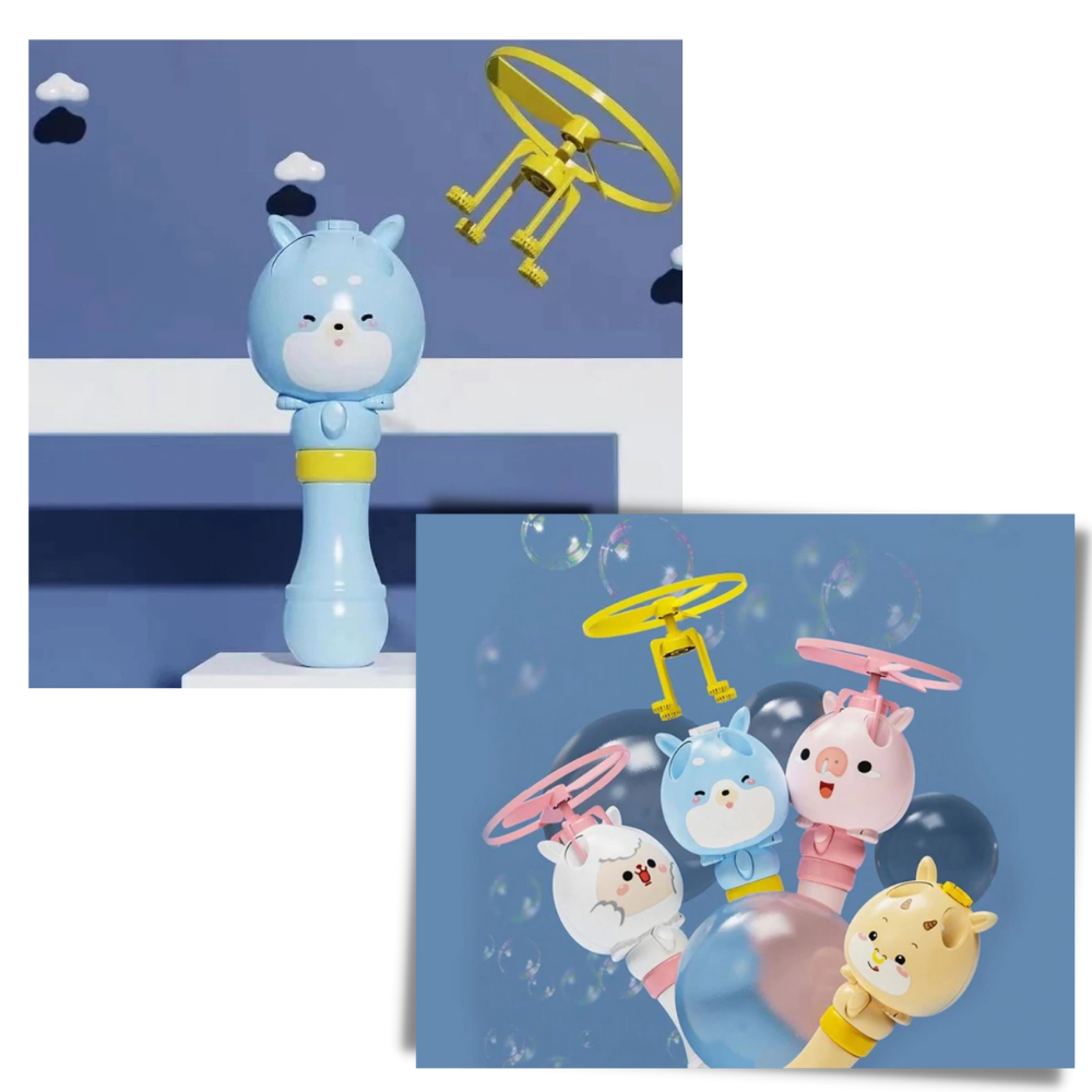 Macchina delle bolle 2 in 1 giocattolo