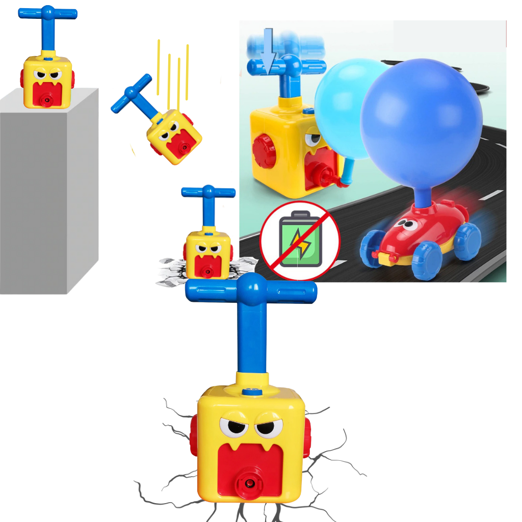 Lanciatore di palloncini auto giocattolo