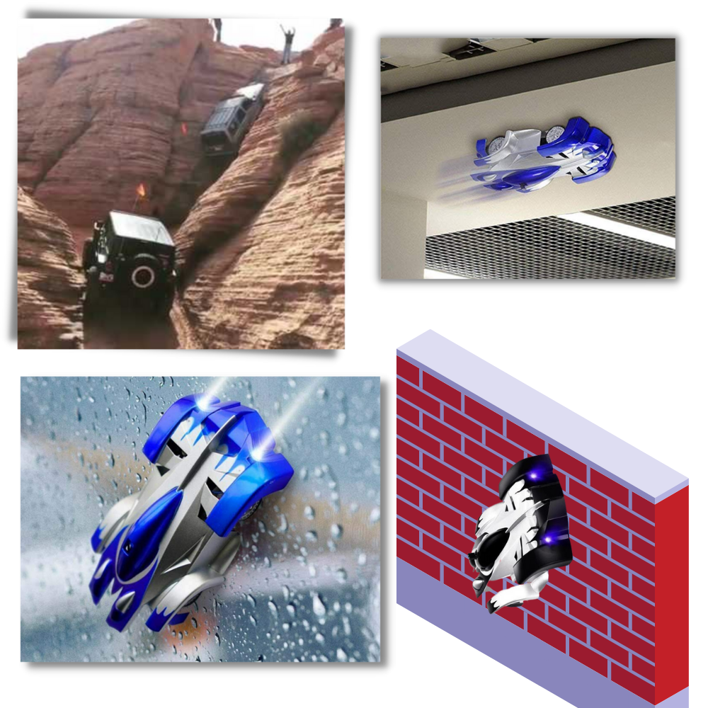 Auto RC da arrampicata su parete - Ozerty