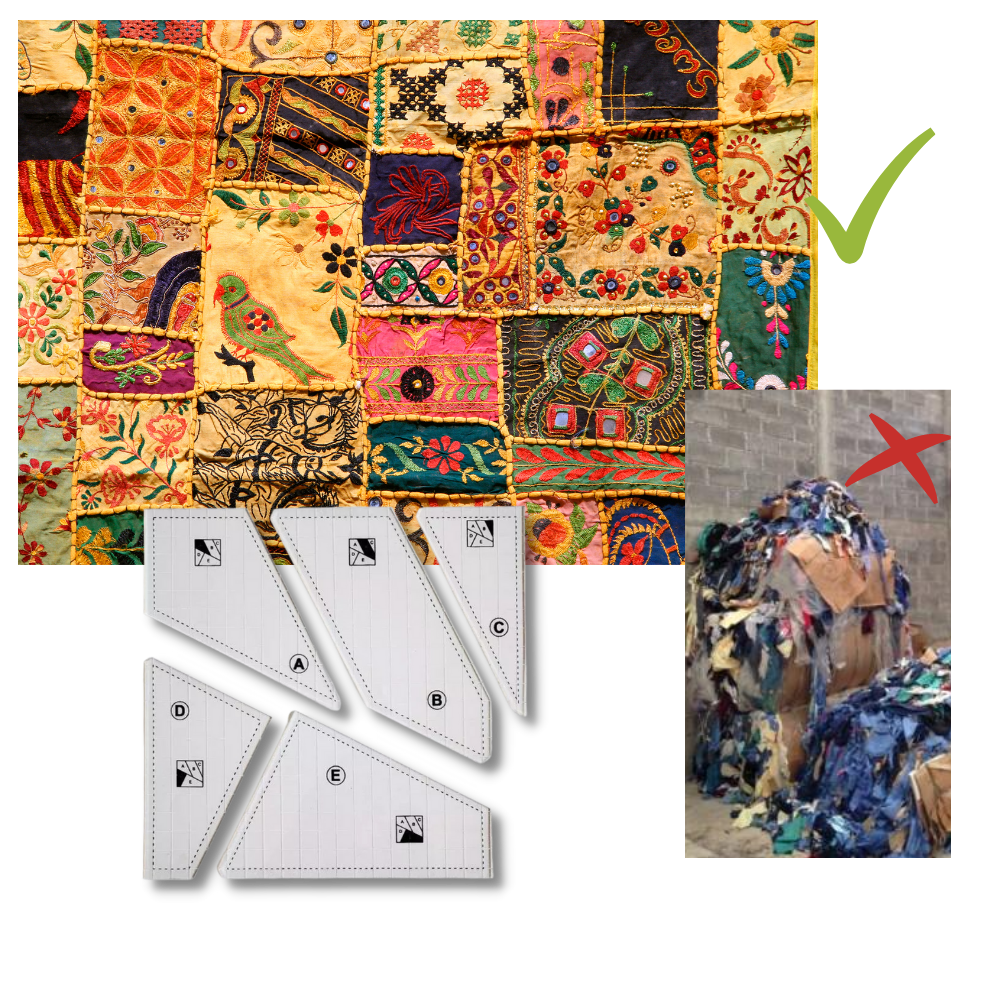 Modello di trapuntatura creativa