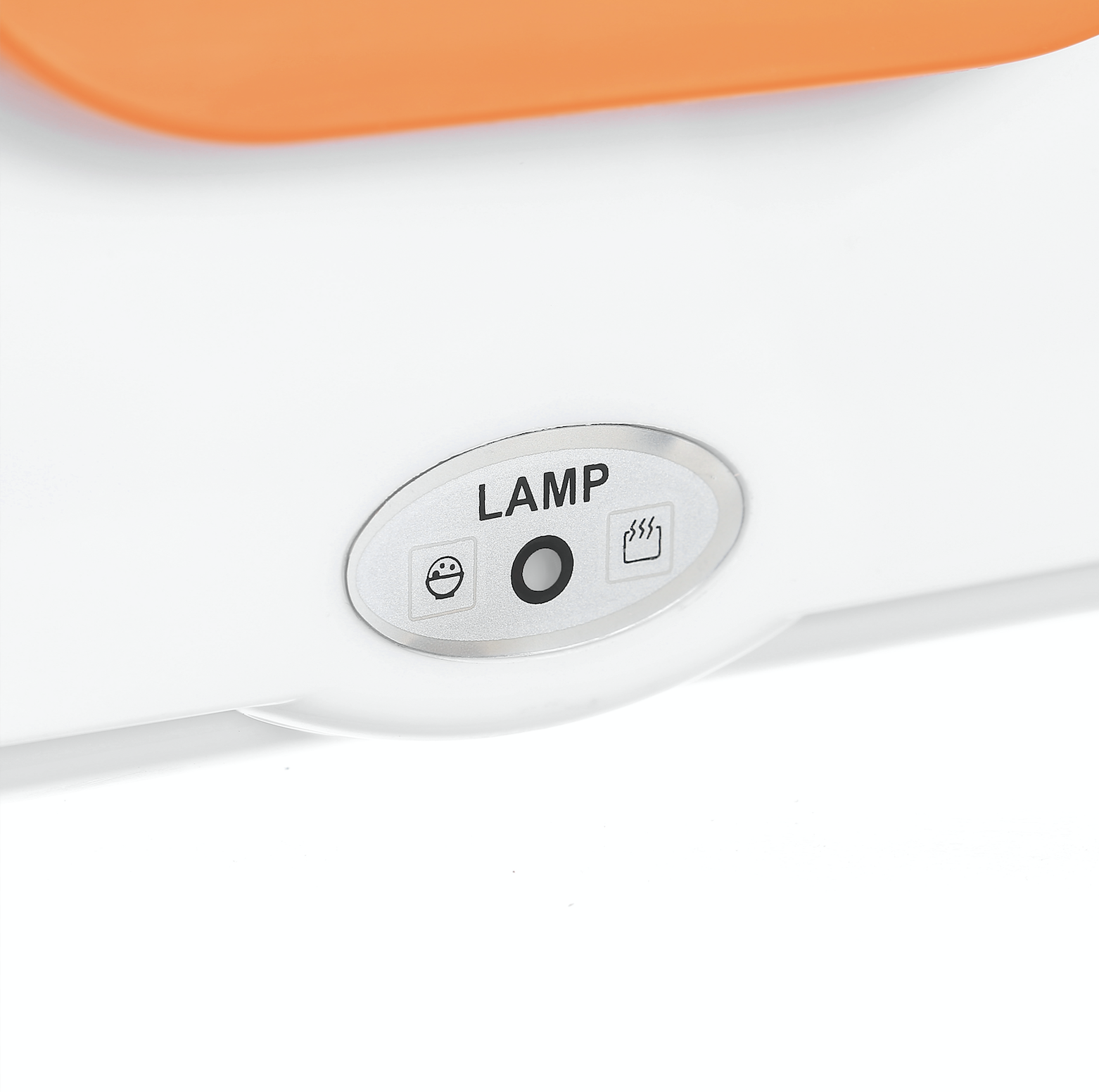 Electric hermetic lunch box with 2 compartments