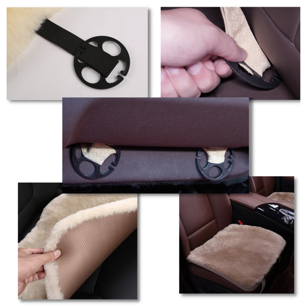 Coprisedili per auto in peluche