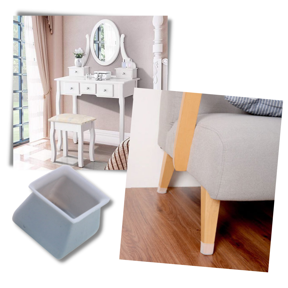 Confezione da 8 protezioni in silicone per mobili - Ozerty