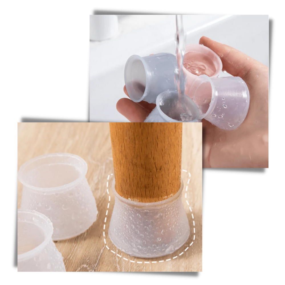 Confezione da 8 protezioni in silicone per mobili