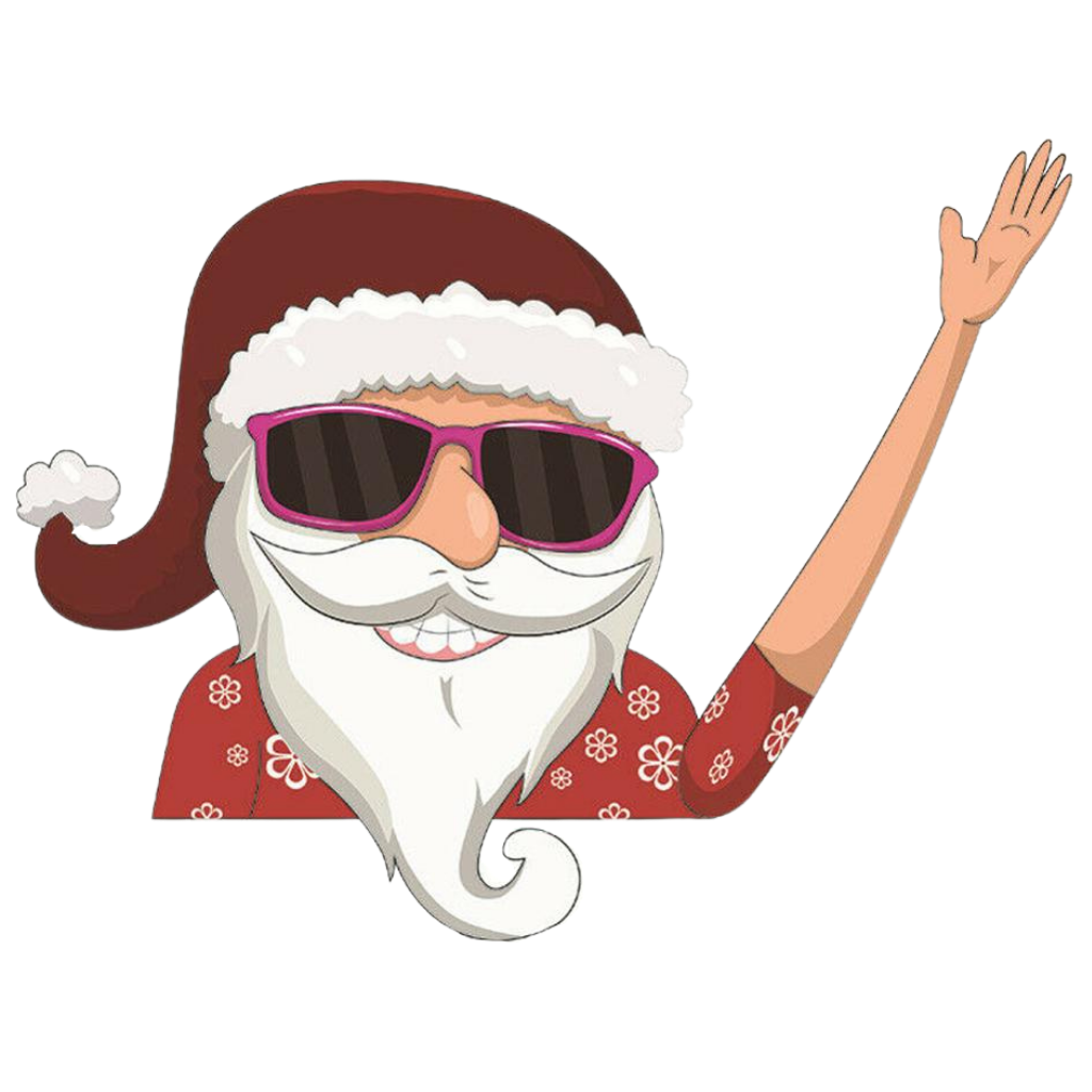 Christmas wiper sticker