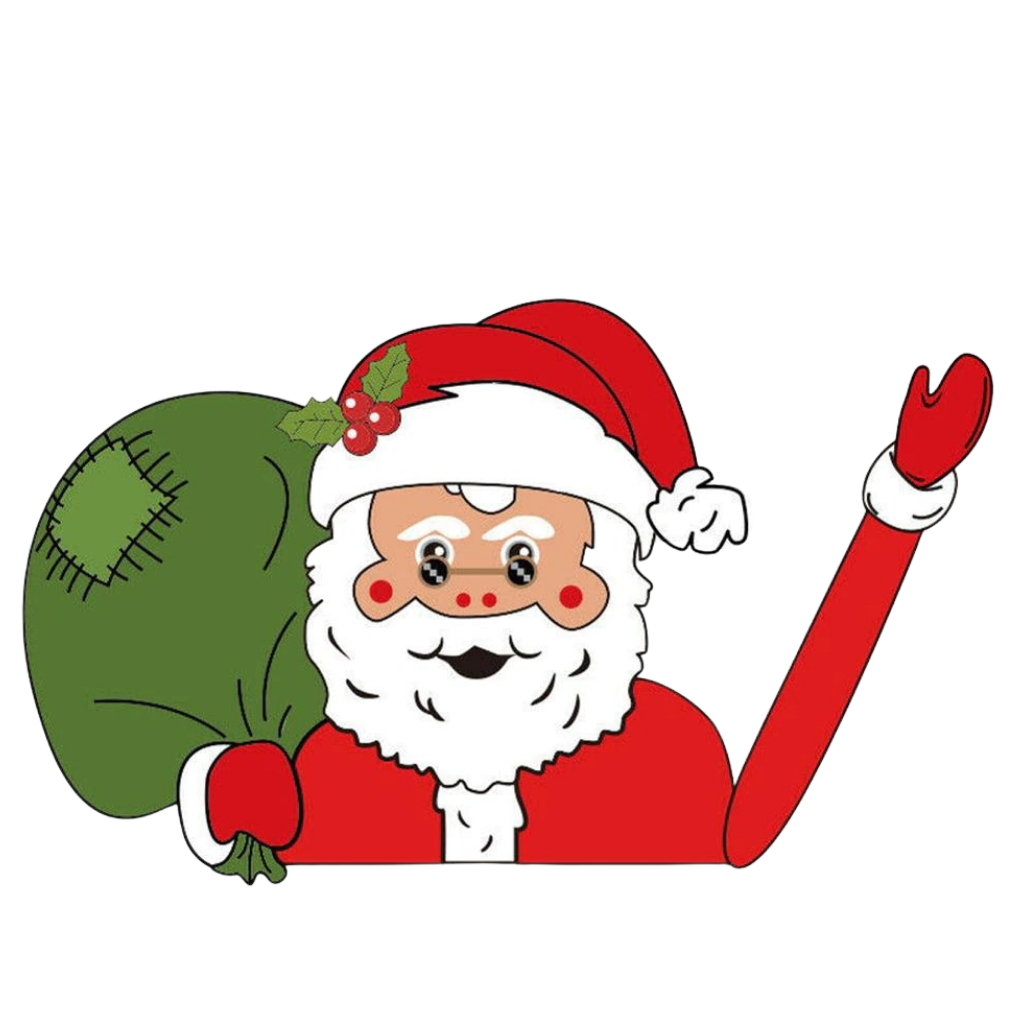 Christmas wiper sticker