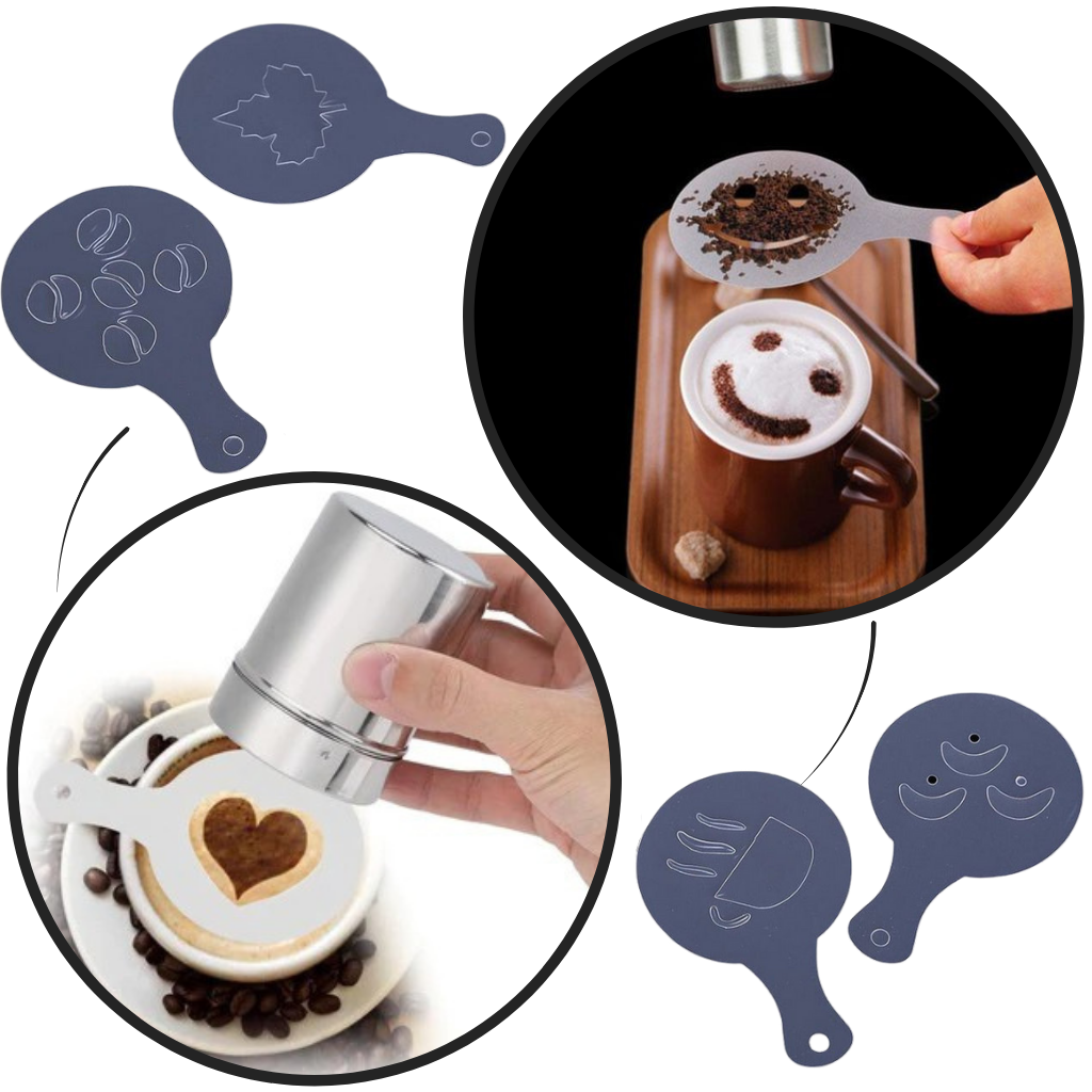 Stencil per caffè (16 pezzi)