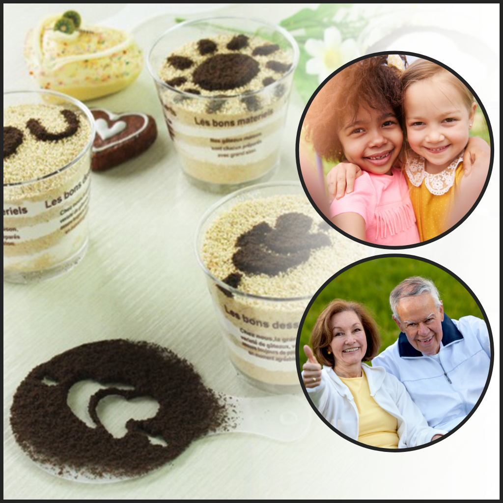 Stencil per caffè (16 pezzi) - Ozerty