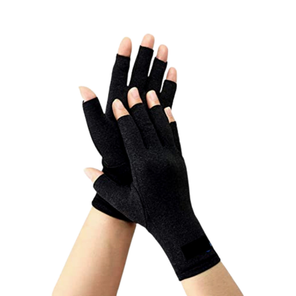 Compression gloves for joint pain relief