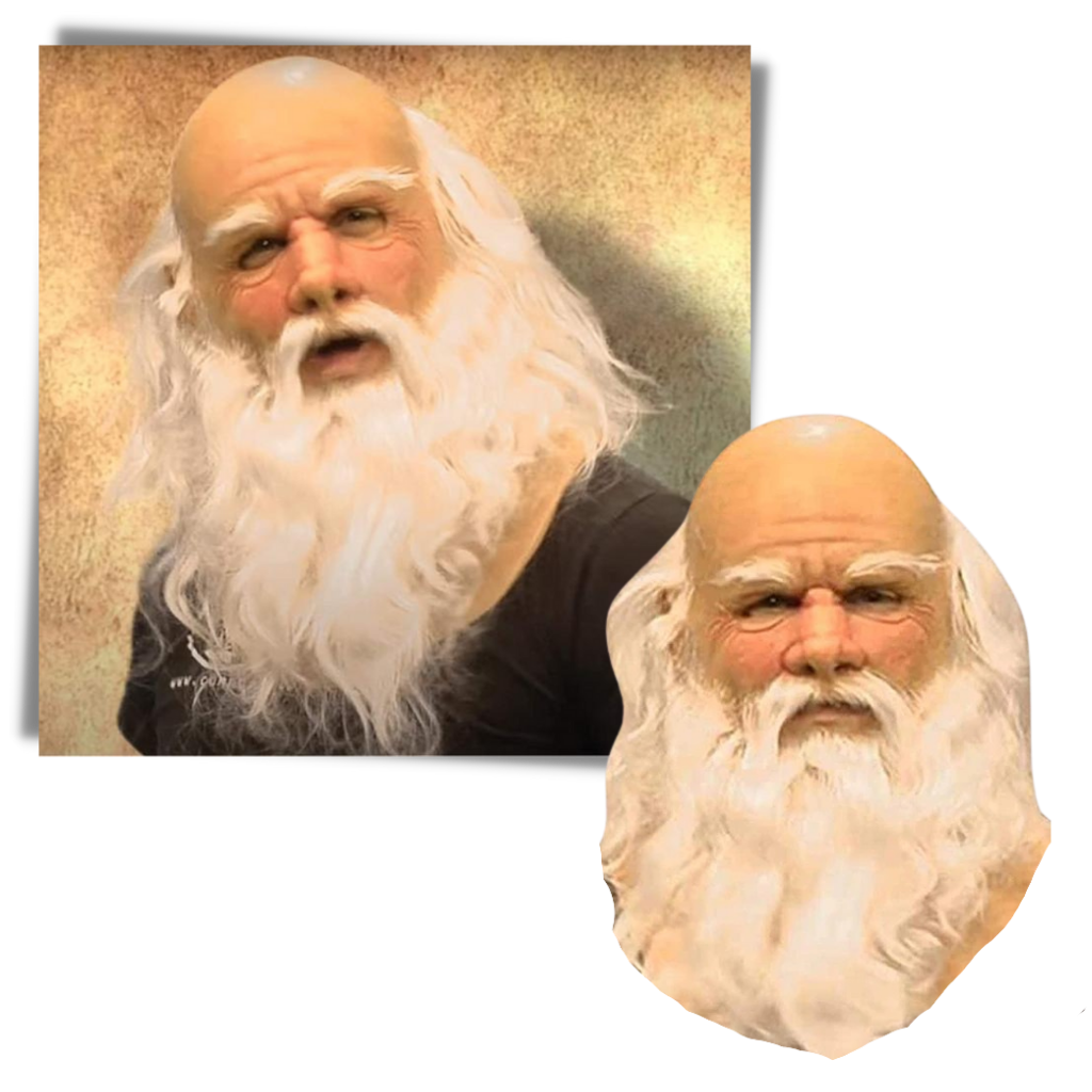 Maschera di babbo natale cosplay