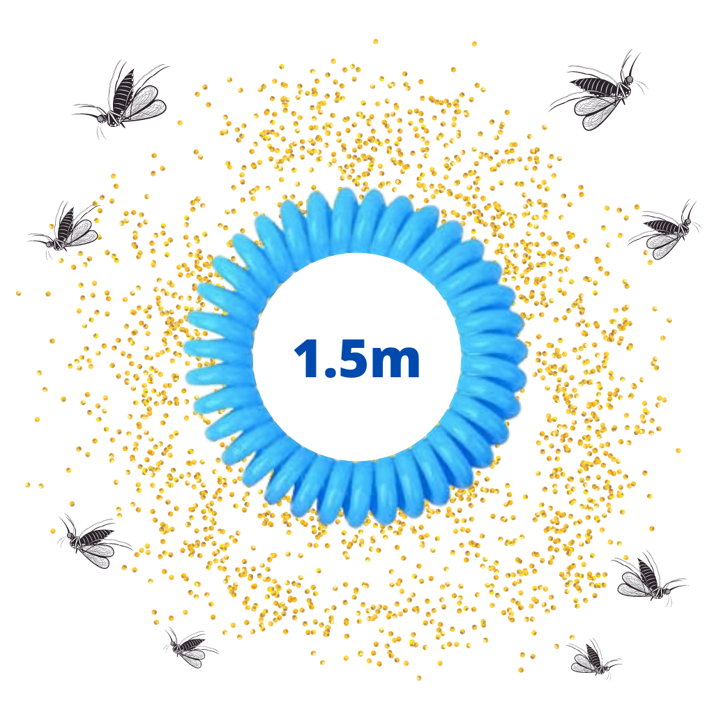 Bracciale repellente per zanzare impermeabile (10 pezzi) - Ozerty