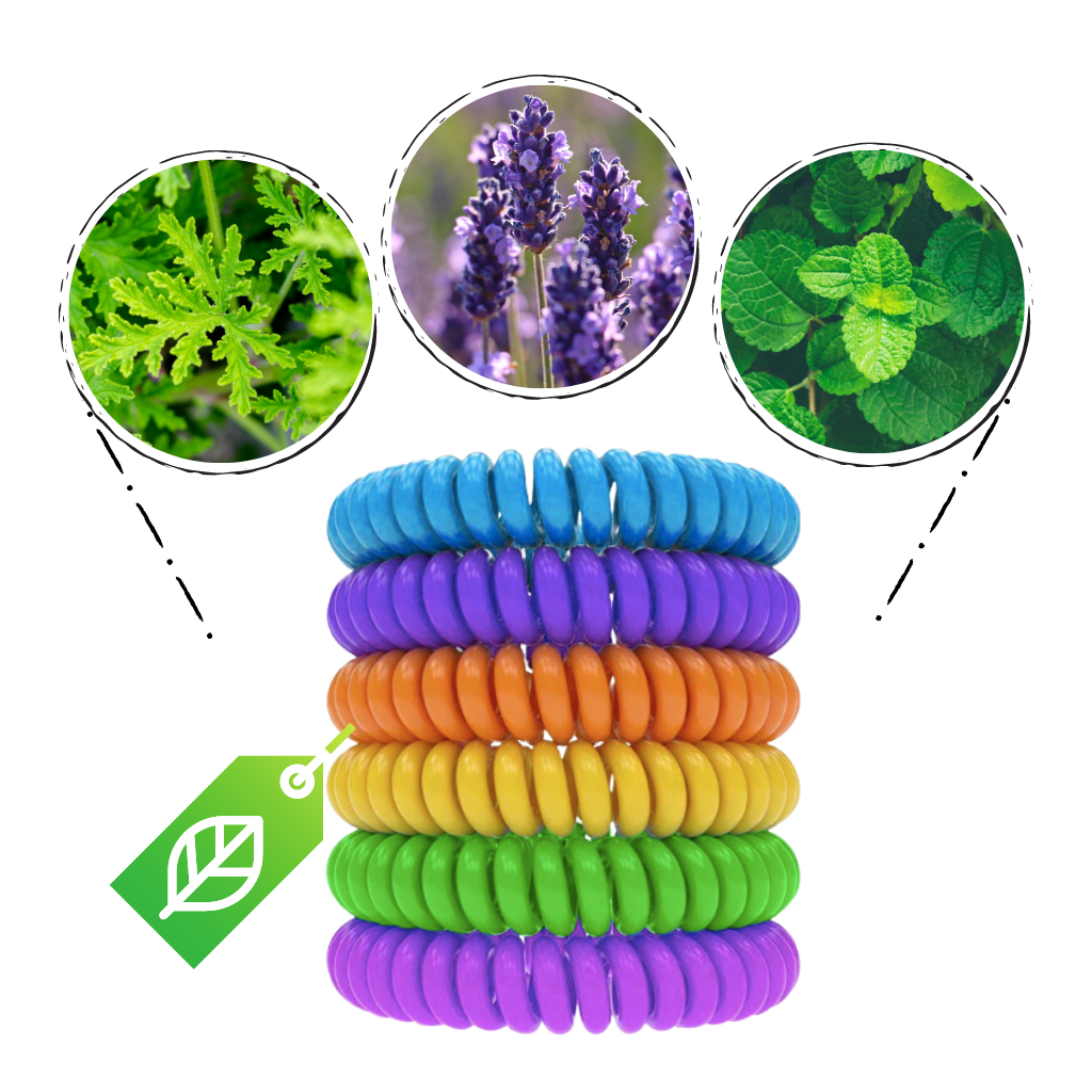 Bracciale repellente per zanzare impermeabile (10 pezzi) - Ozerty