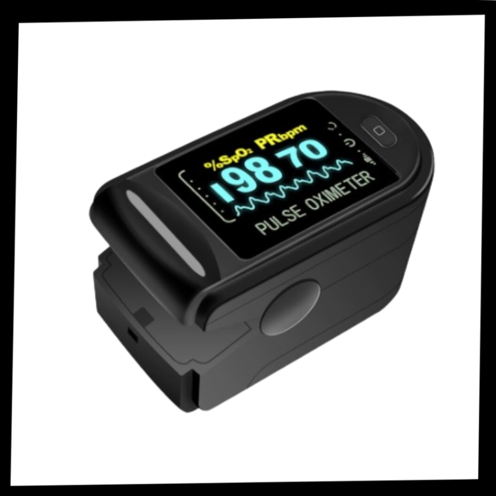 Digital finger pulse oximeter