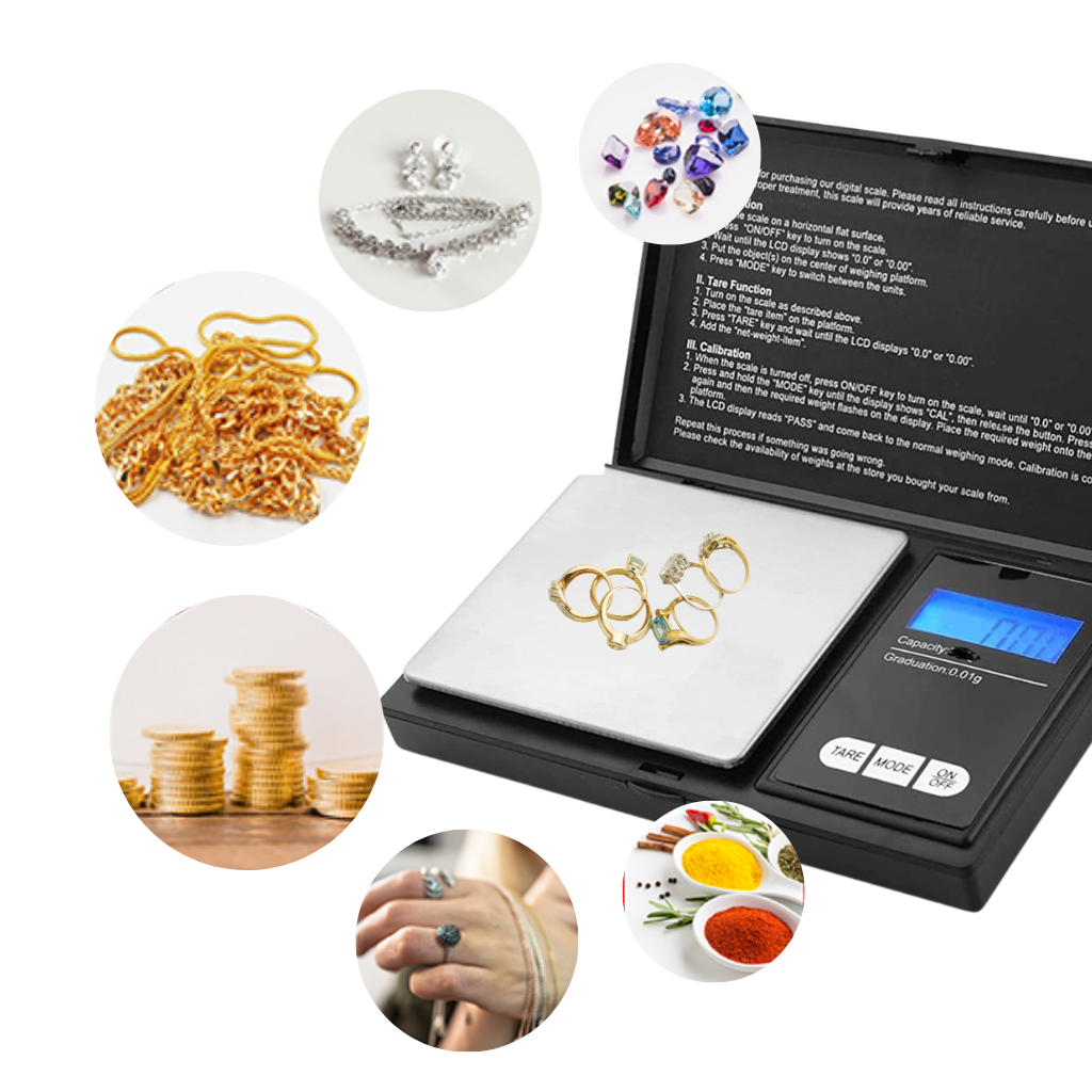 Bilancia digitale tascabile