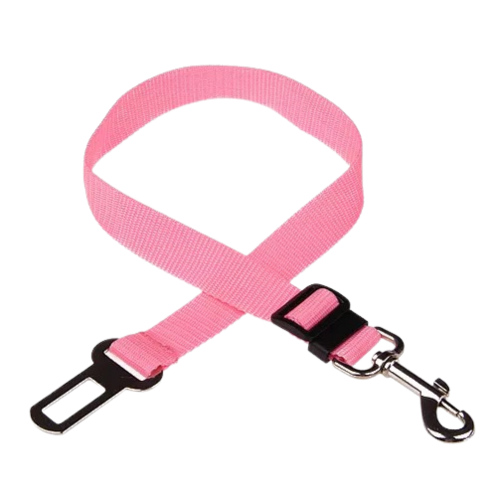 Adjustable and durable dog seat belt for cars