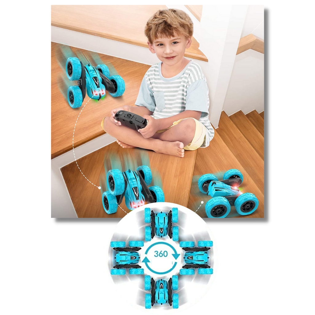 Auto telecomandata a due lati