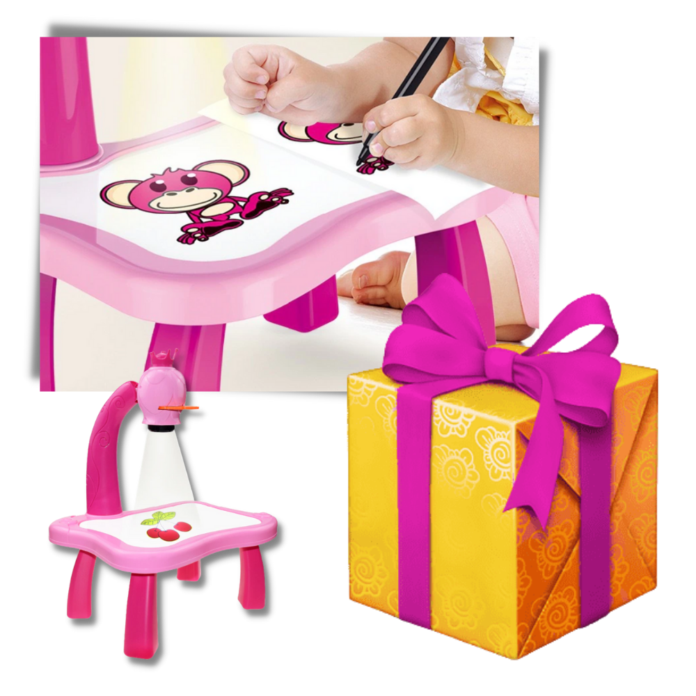 Tavolo da disegno di proiezione per bambini - Ozerty