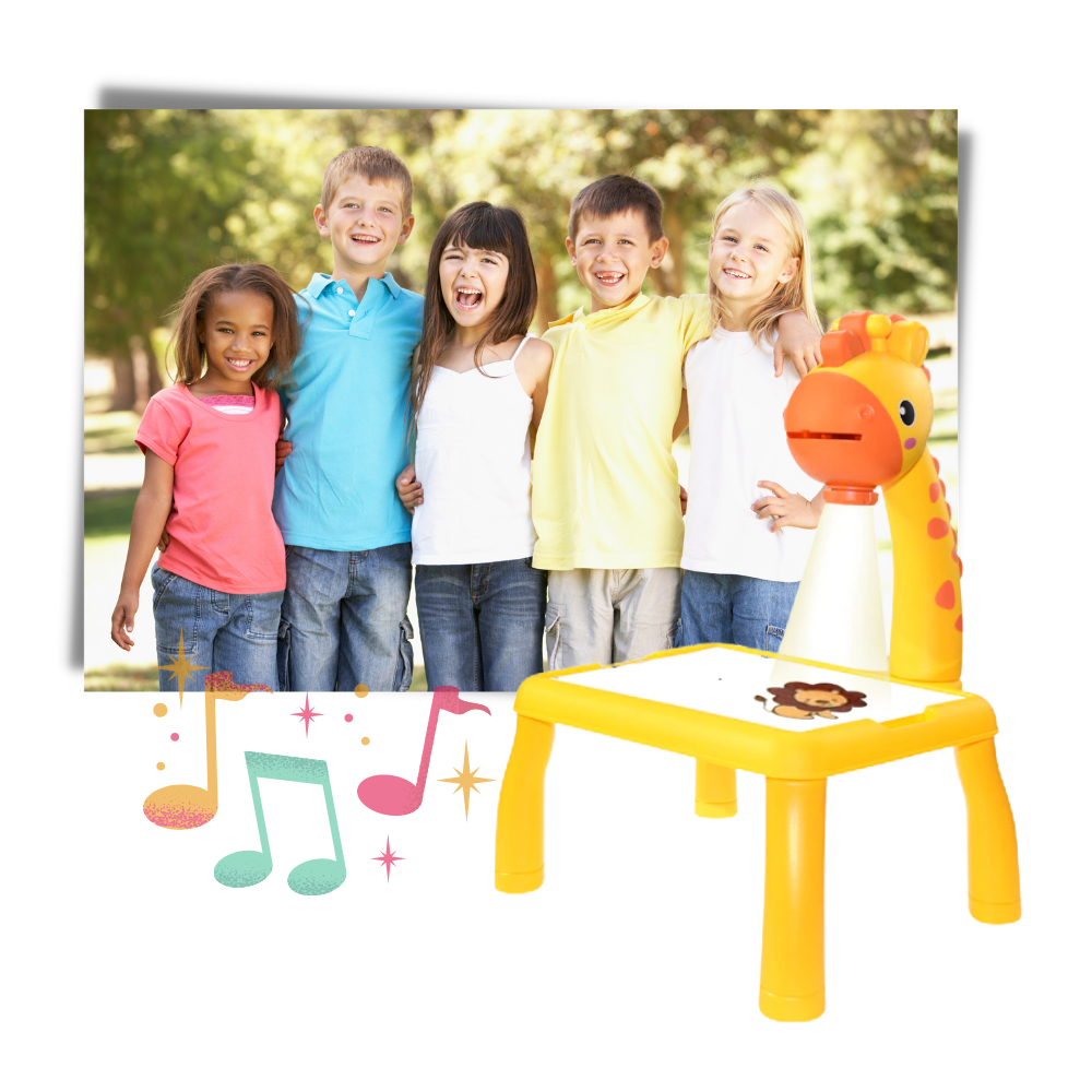 Tavolo da disegno di proiezione per bambini - Ozerty