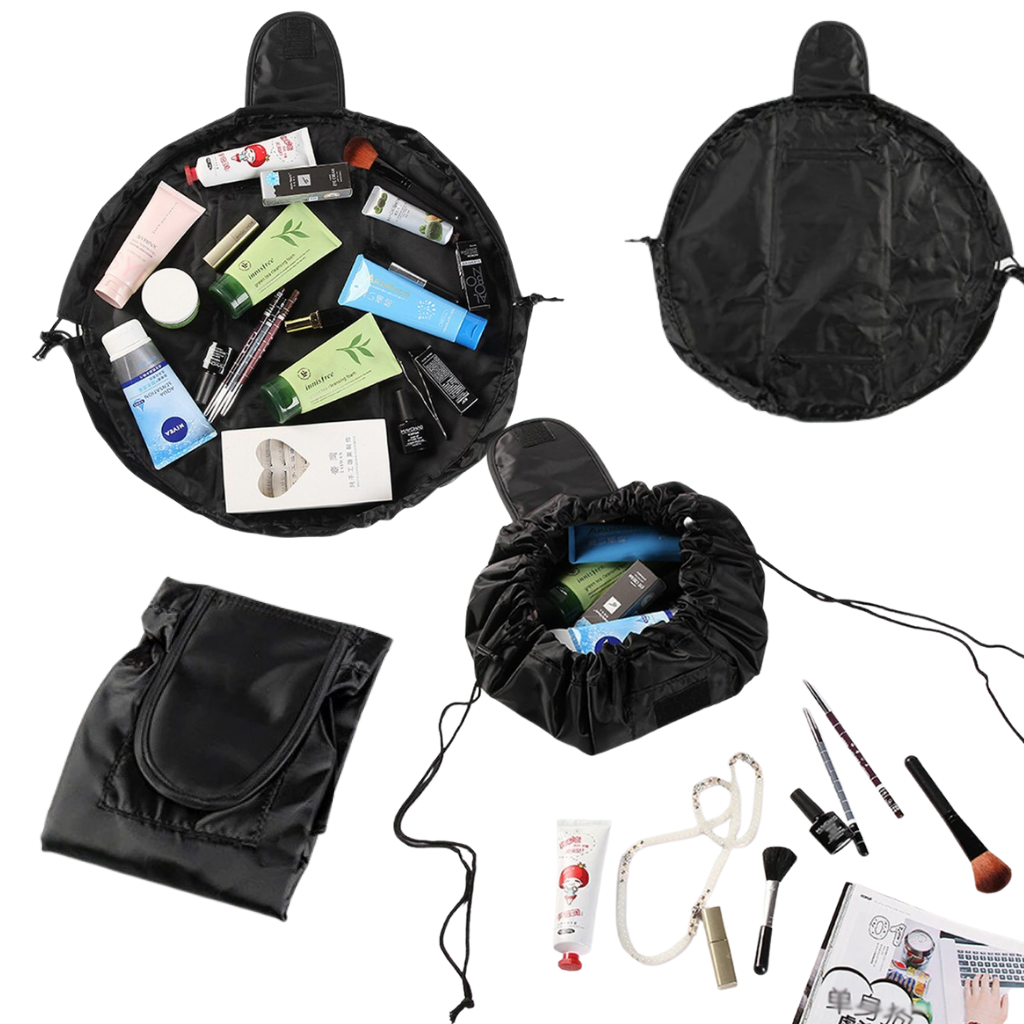 Borsa per il trucco pieghevole con coulisse - Ozerty