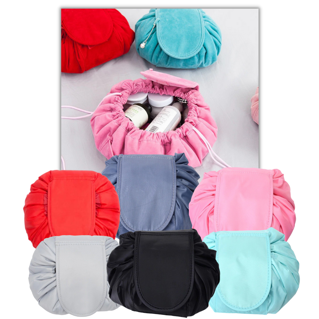 Borsa per il trucco pieghevole con coulisse - Ozerty