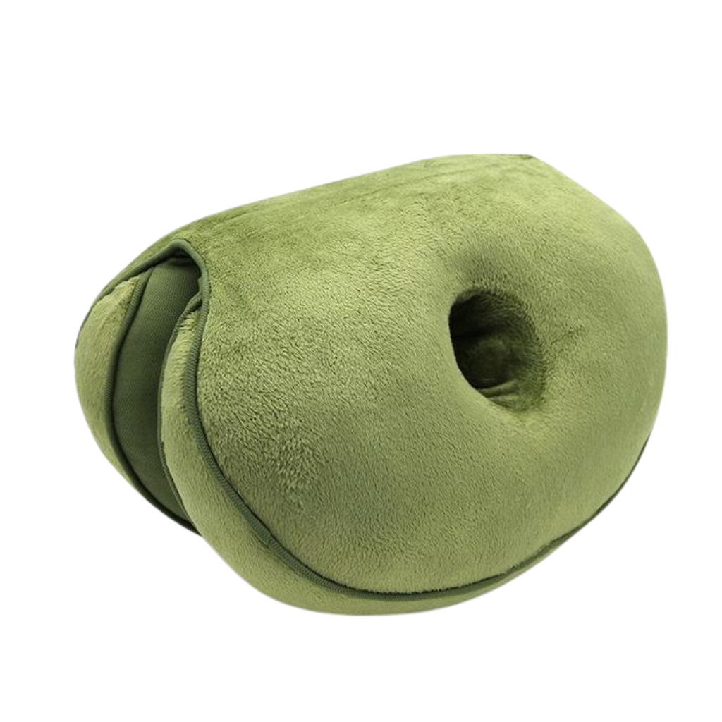 Double buttock seat cushion