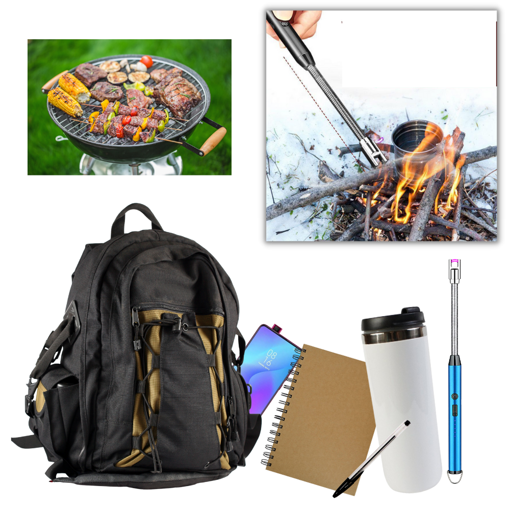 Accendino da cucina antivento ricaricabile - Ozerty