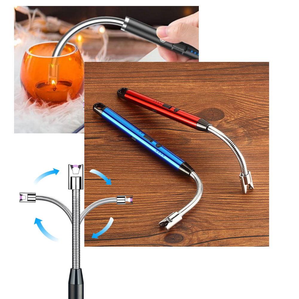 Accendino da cucina antivento ricaricabile