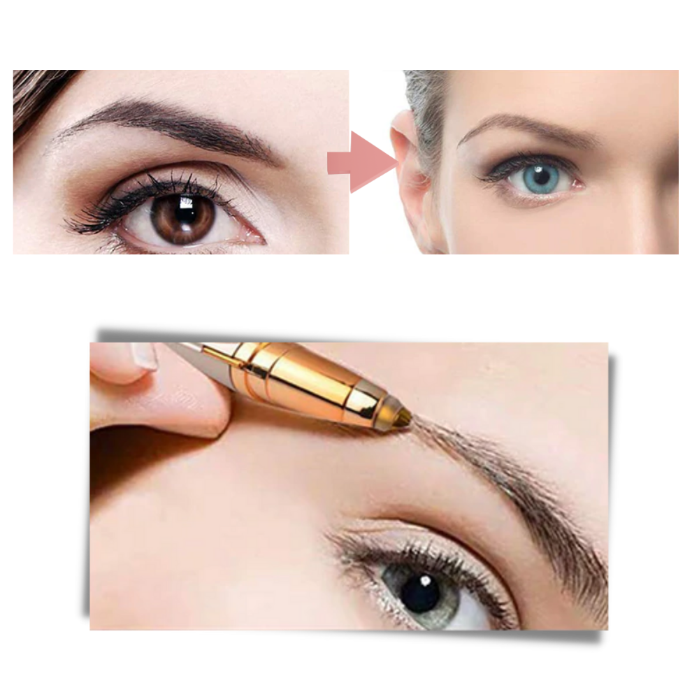 Trimmer per sopracciglia elettrico di precisione
