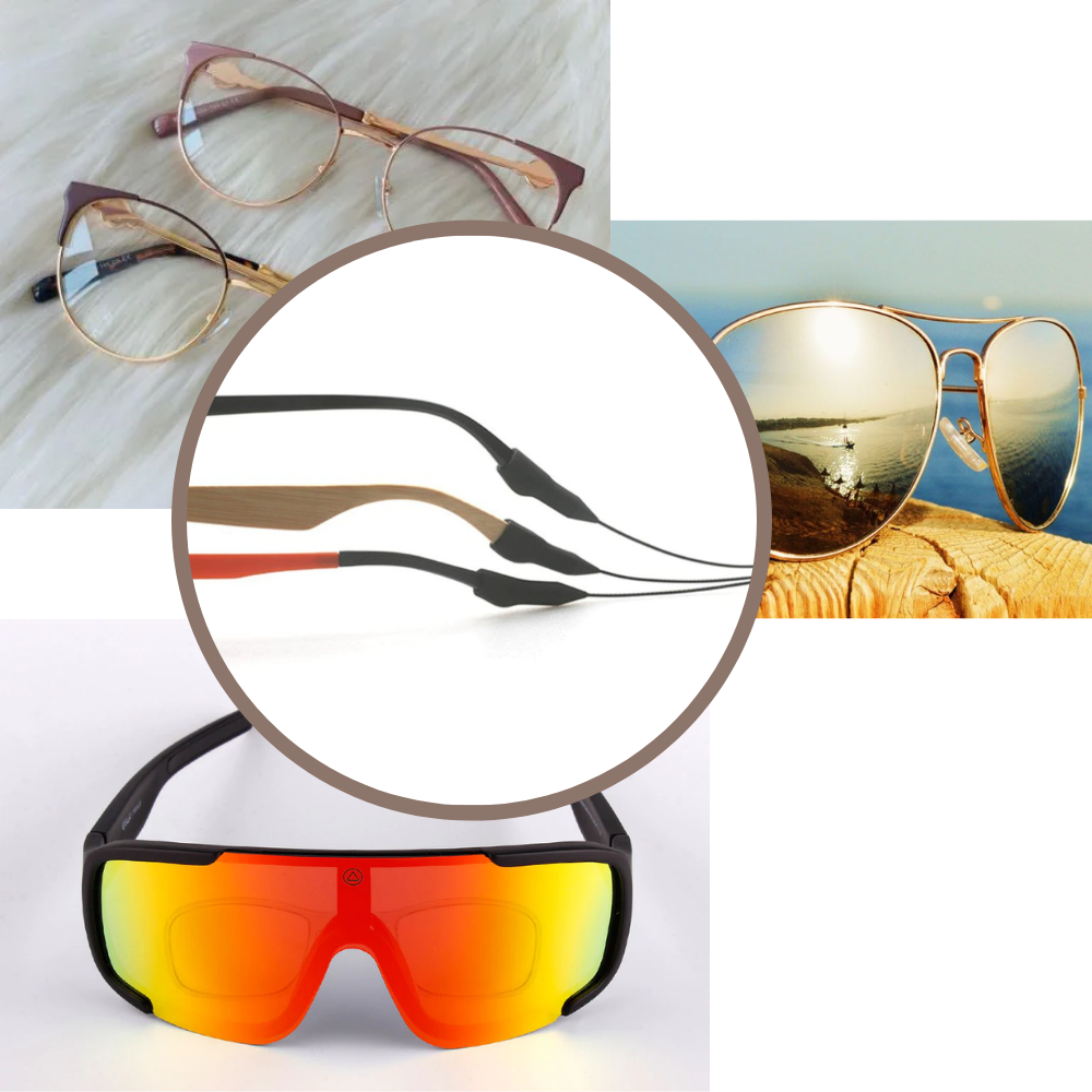 Cinturino da collo regolabile per gli occhiali - Ozerty